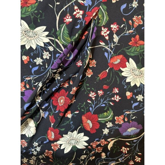 Women’s Chico’s Blouse Sheer Floral Print Multicolored Plus Size 3 16/18 - Picture 10 of 16